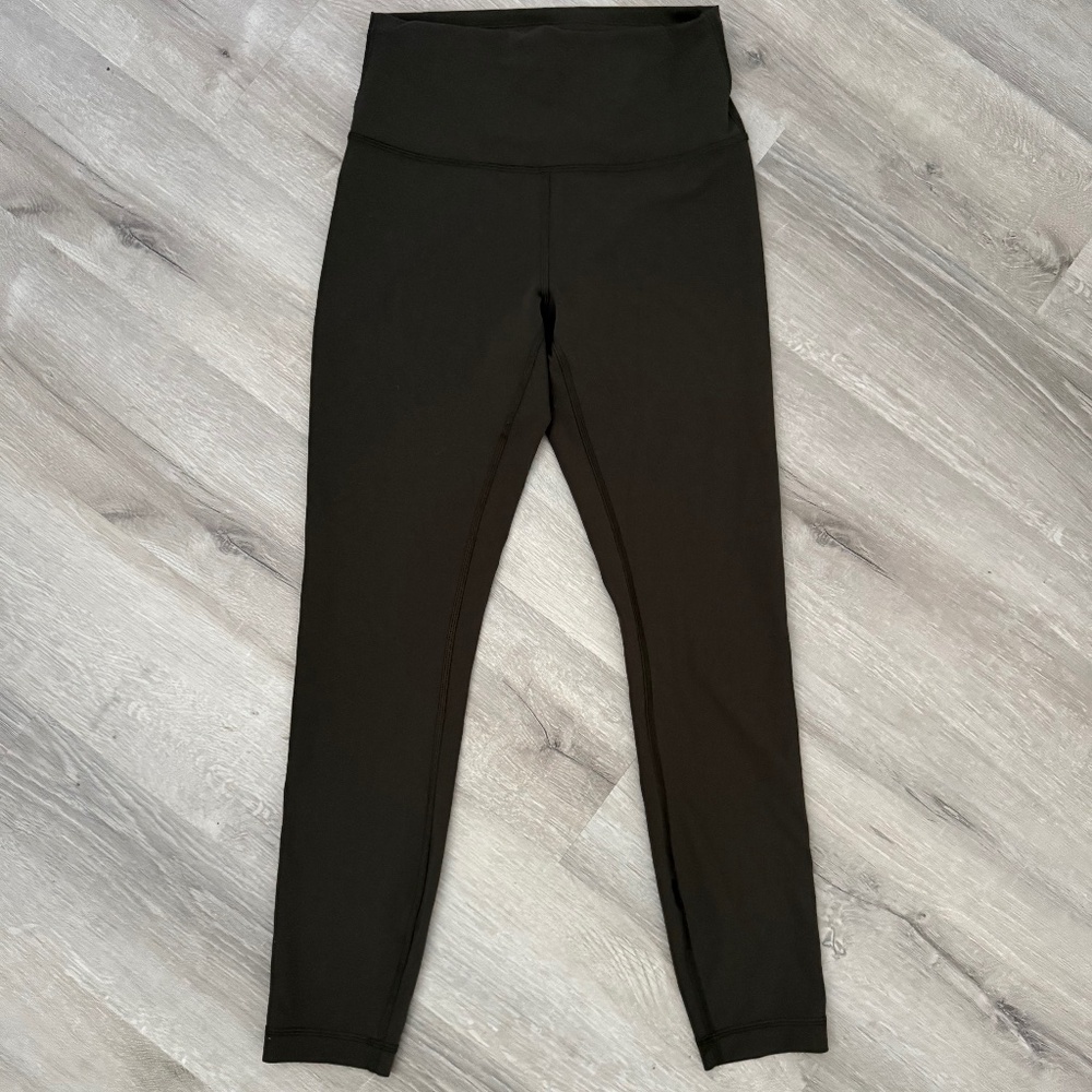 lululemon athletica olive green High-Waisted Leggings